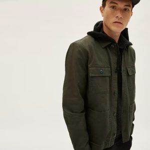 Men's Large Everlane Chore Shirt Jacket (Pine)